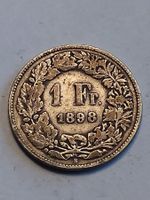 1 Franken Silbermünze Jg.1898