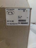 Leuchtengehäuse Mattchrom 9 Stück