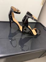 Absatzsandalen Schwarz Grösse 39