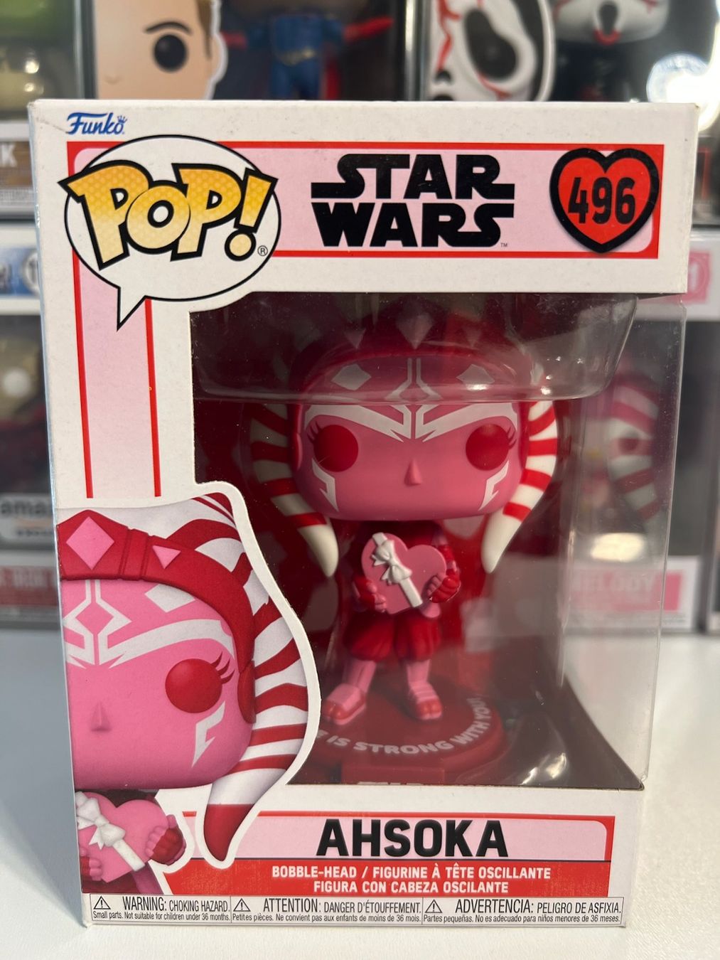 Funko Figuren: Funko POP! Star Wars Saint-Valentin Ahsoka – Neu und originalverpackt aus Le Mouret von perfectbijou
