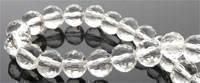 Glasschliffperle facettiert transp. 8mm