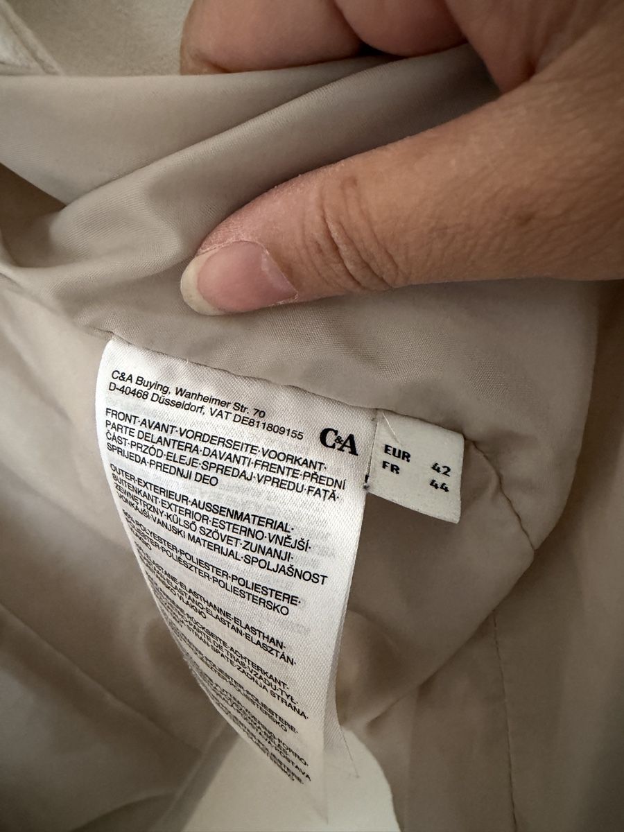 C&A Giacche: Übergangsjacke Grösse 42 – Nuovo (secondo la descrizione) da Schübelbach venduto da Sambodscha 2