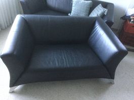 Original Rolf Benz Leder-Sofa 2-Sitzer Design-Klassiker 90er