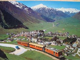FO Furka-Oberalp-Bahn E-Lok HGe 4/4 bei Andermatt