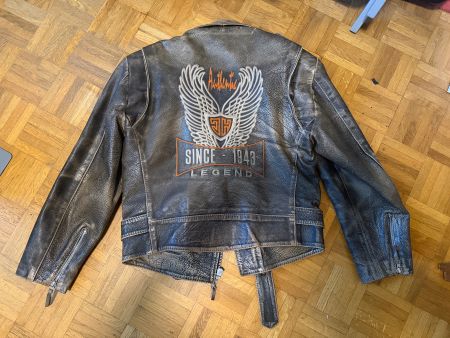 Veste en cuir Johnny Halliday Authentic Legend