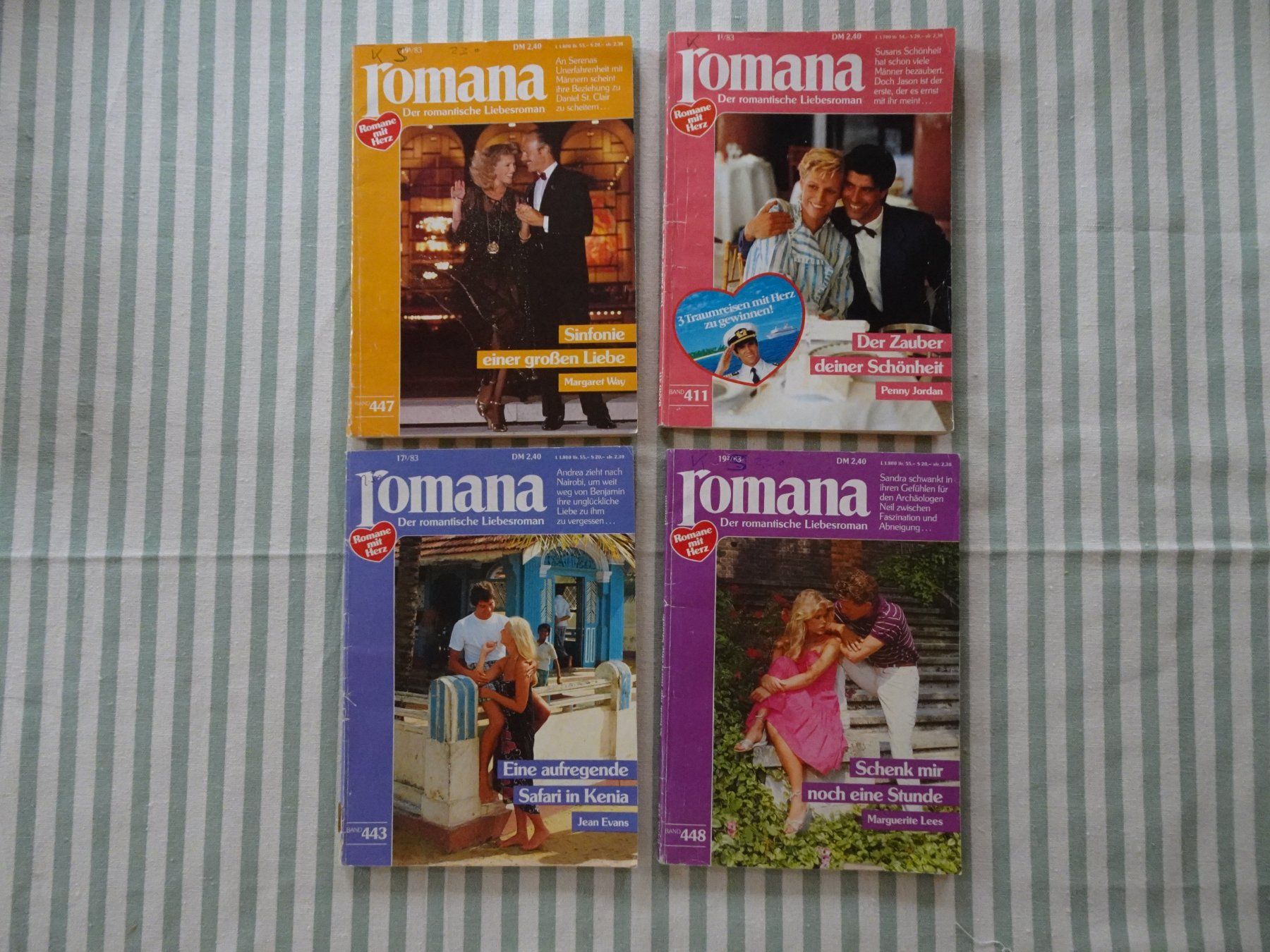 Bücher: 4 alte ROMANA - Liebes-ROMANE - M364 – Gebraucht aus Küssnacht am Rigi von Kleinpreis-Shop