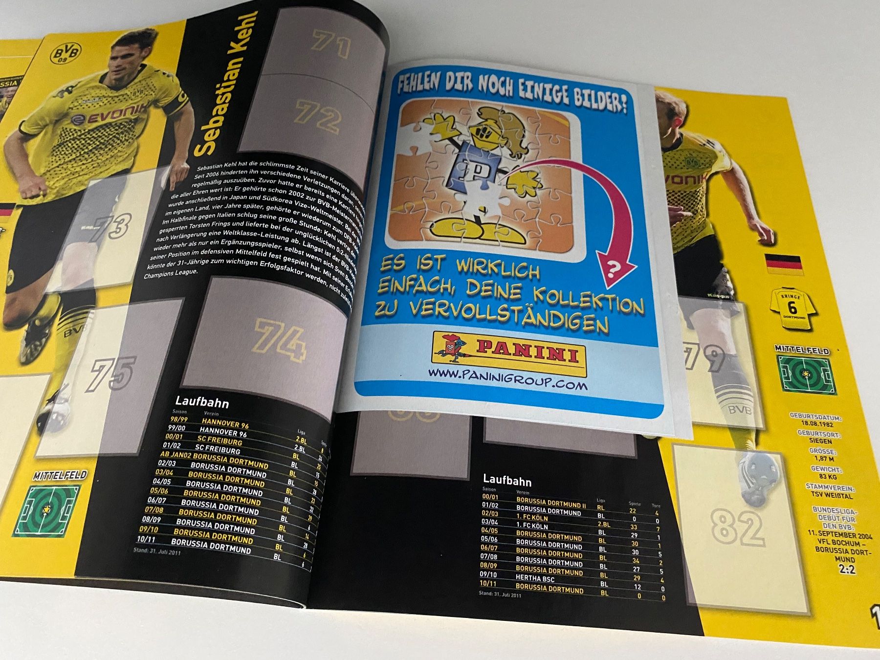 Panini Alben: Panini Leeralbum Borussia Dortmund 2011/2012 – Gebraucht aus Hergiswil LU von FcMalkov 3