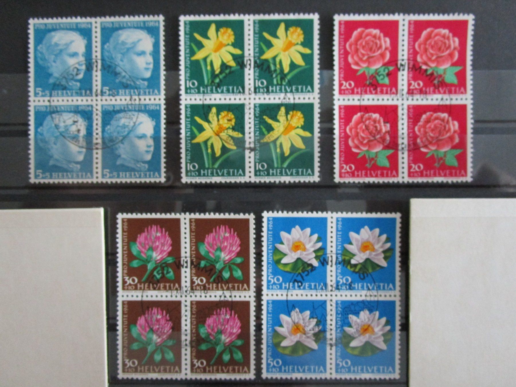 Tutti i francobolli: Pro Juventute 1964 VB ET, Stempel WIMMIS – Usato da Rubigen venduto da Menthe