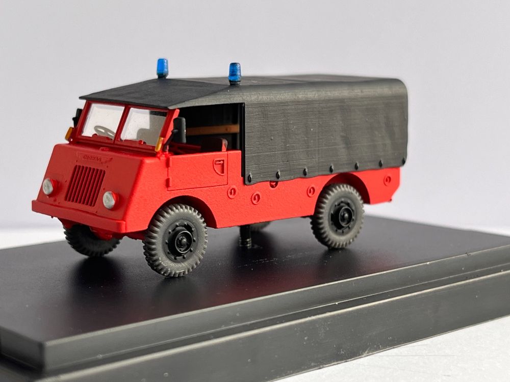Mowag Modellautos: Mowag GW 3500 Feuerwehr 1:87 HO / OVP – Neu und originalverpackt aus Fulenbach von fred039