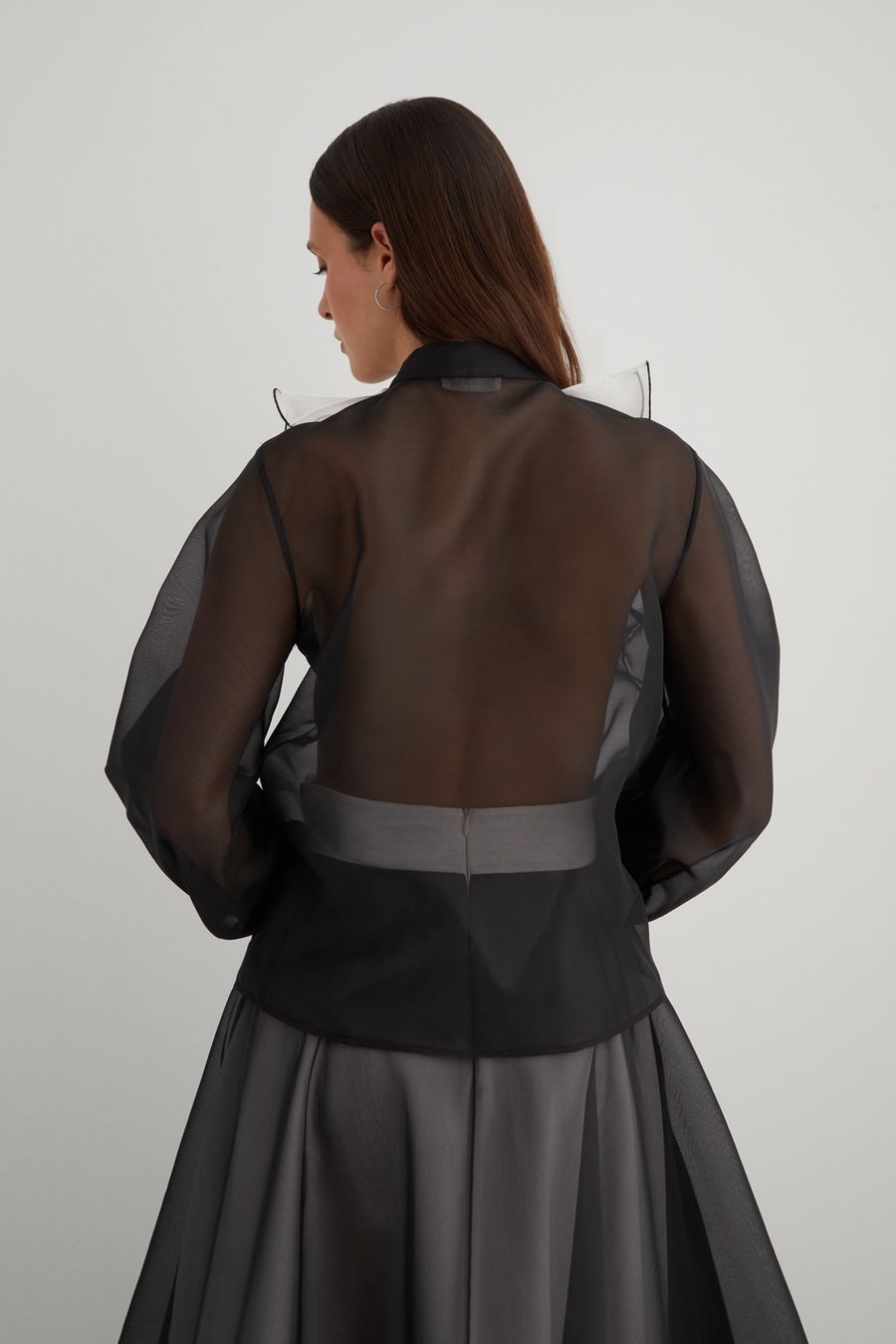 Camicette: Elegante schwarze Bluse mit extravaganter Rüsche Gr. 40 – Nuovo e nell'imballaggio originale da Schmiedrued venduto da visagistinalisha 3