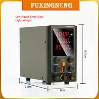 labornetzteil DC 30V 10A mit 5V 2A USB Schnittstelle Schwarz