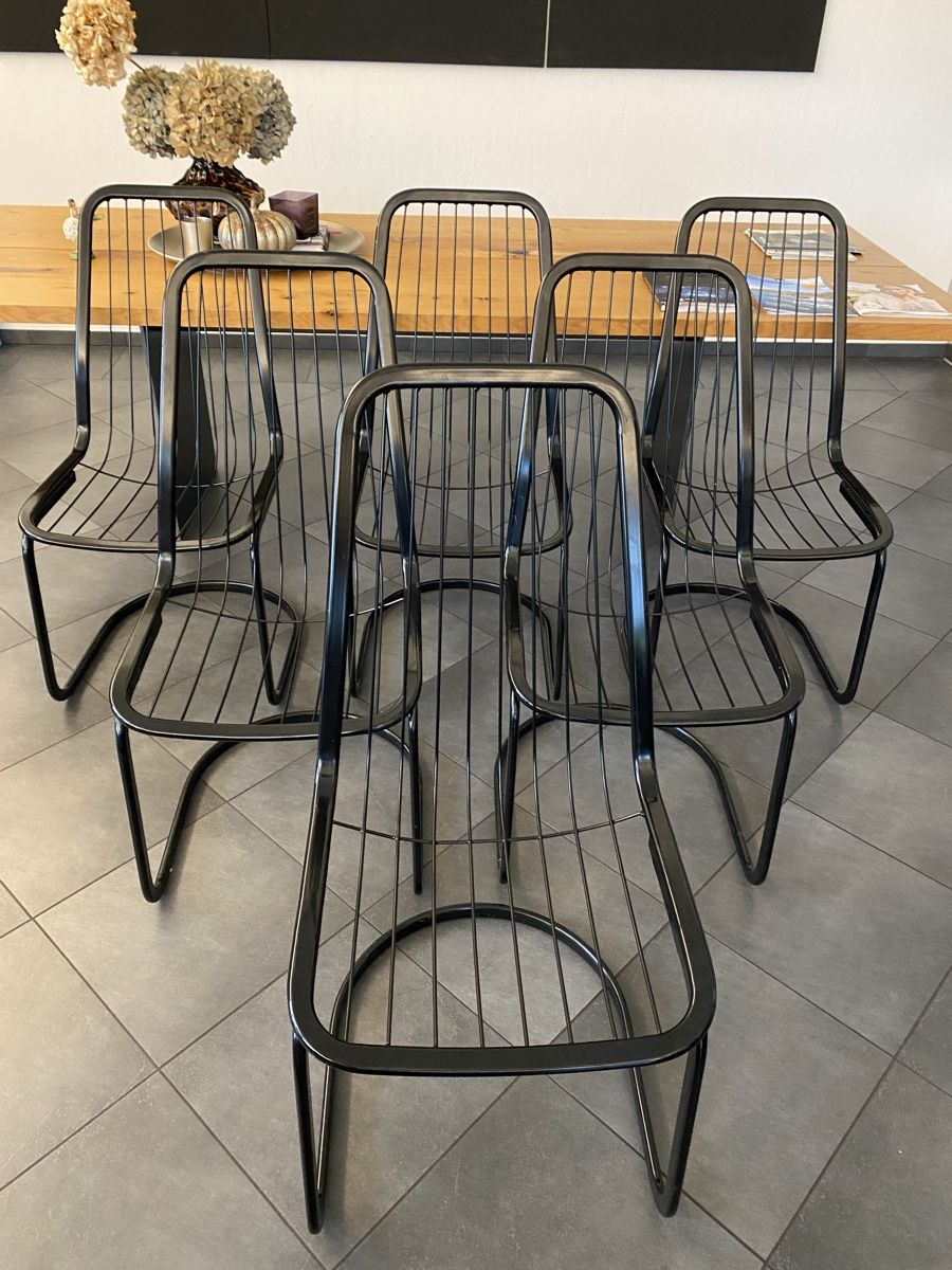 Stühle: Design Freischwinger Stühle Chairs Gastone Rinaldi – Gebraucht aus Olten von sportwelt