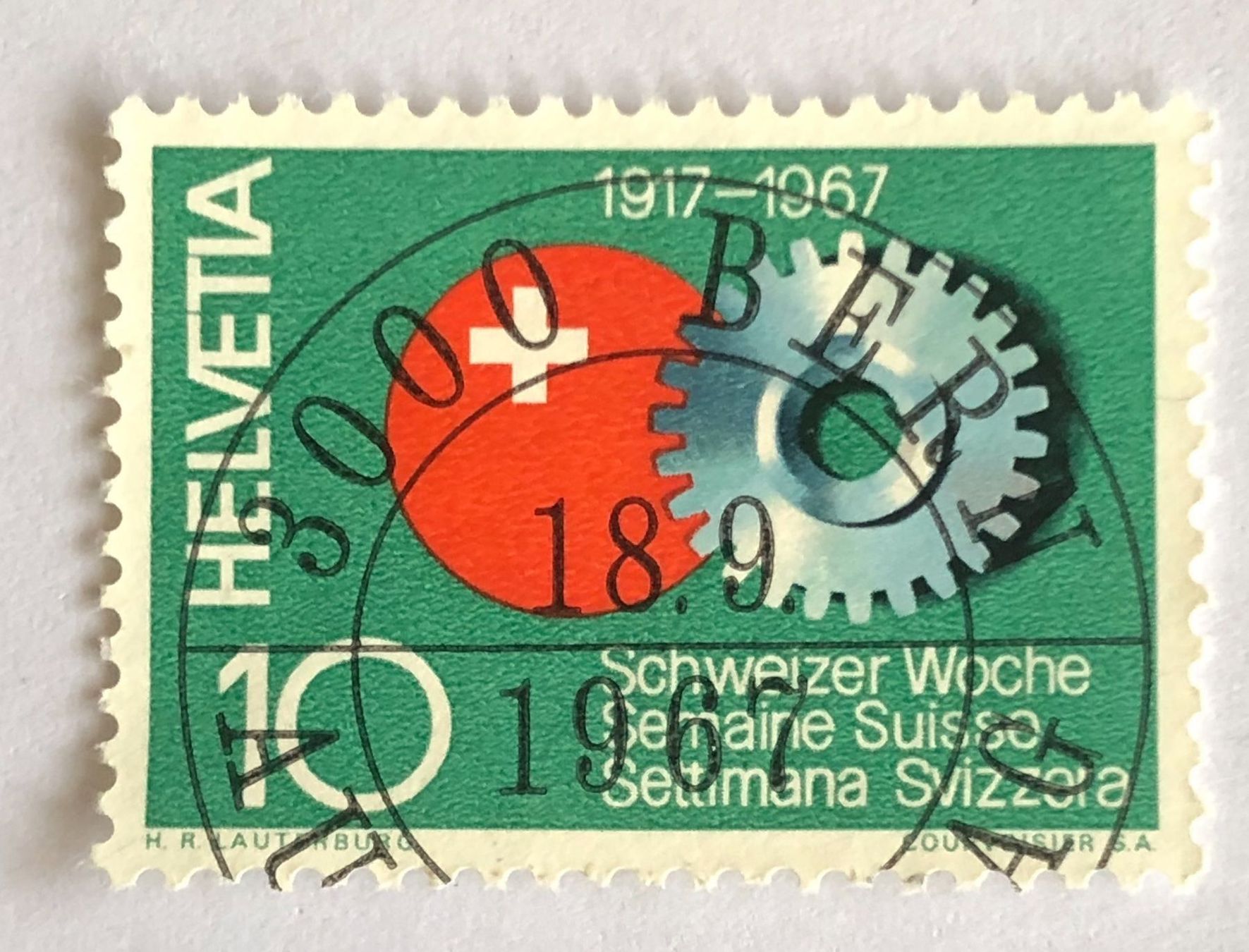 Tutti i francobolli: Nr.449 mit Vollstempel Bern – Usato da Aarau venduto da Billa007