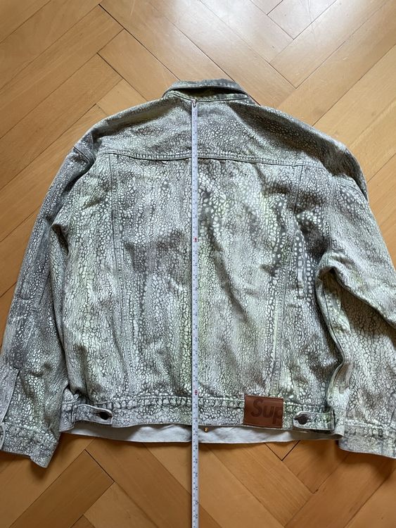Supreme Crackle Denim Trucker Jacket Gr. XL | Acheter sur Ricardo