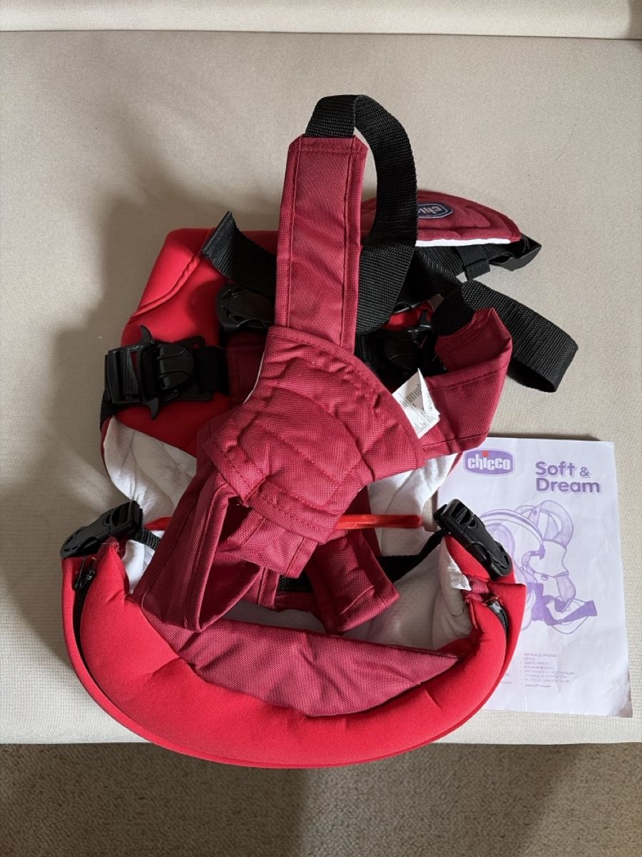 Chicco Marsupi portabebè: Chicco Soft & Dream Red Baby Carrier Used – Nuovo (secondo la descrizione) da Davos Platz venduto da jbarcik 1