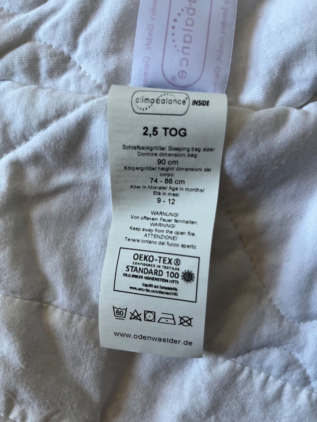 Sacchi a pelo: Odenwälder Schlafsack Gr. 90, 2.5 tog – Usato da Jona venduto da Sch-y 1