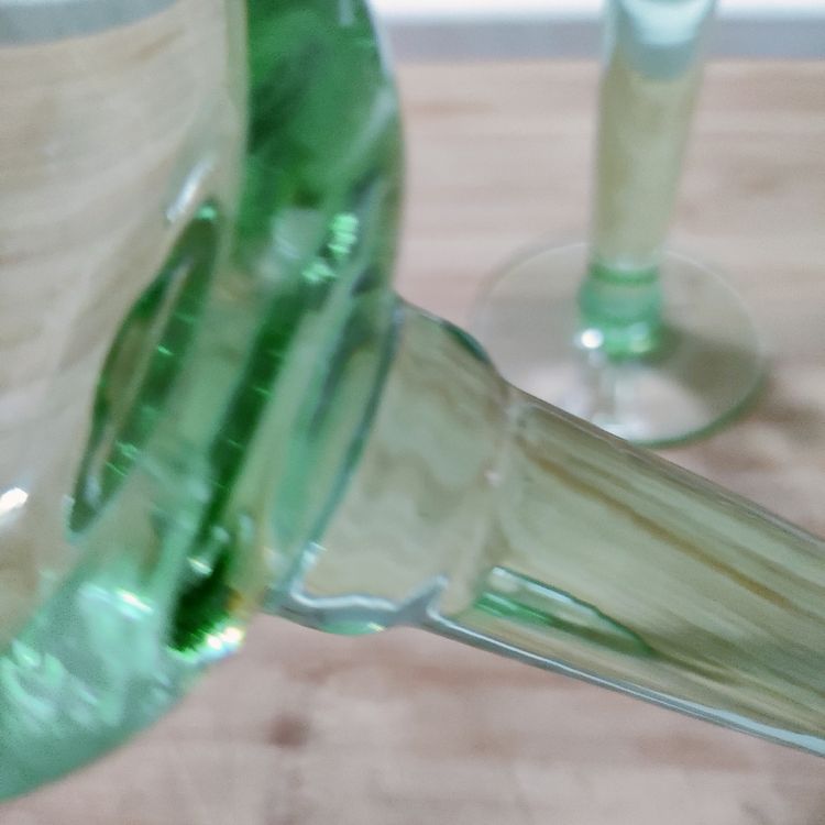 Windspiel Aus Geblasenem Glas In Grün & Blau – Dekorative Garten-Glocke Mit Melodischem Klang