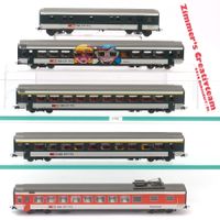 5 Roco SBB Schnellzugswagen, H0, GS
