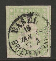 1855 : Strubel Nr. 26C - vollrandig, signiert - KP 140.--