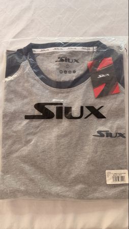 Siux Padel T-Shirt Dash Gr. L grau/navy NEU OVP