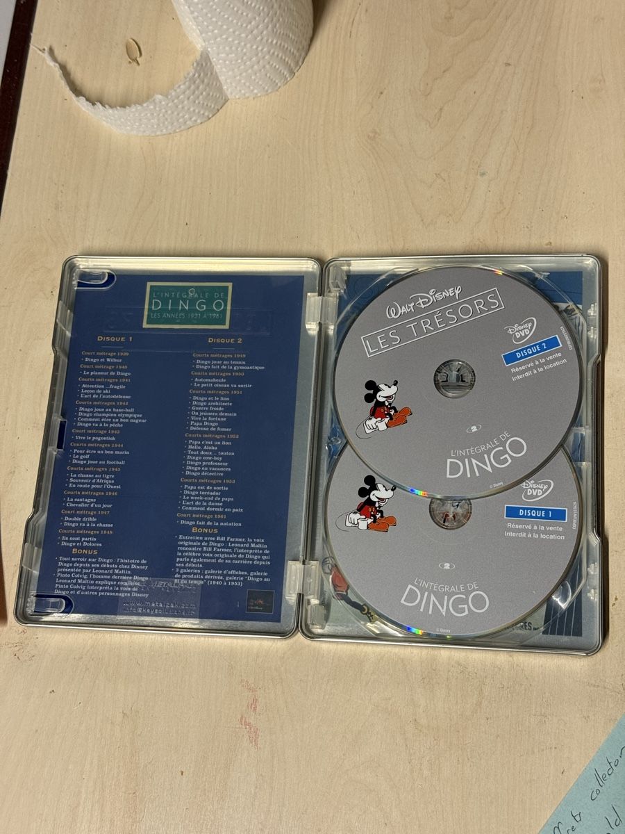 Tutti i DVDs: Walt Disney Treasures: The Complete Goofy - ORIGINAL – Usato da Lausanne venduto da vas_mbk2 2