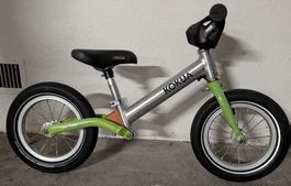 Kokua Likeabike balance bike silver green 
