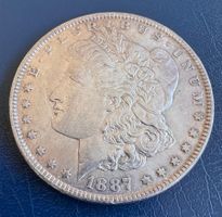 Morgan Silber Dollar 1887 - Sehr Schön!