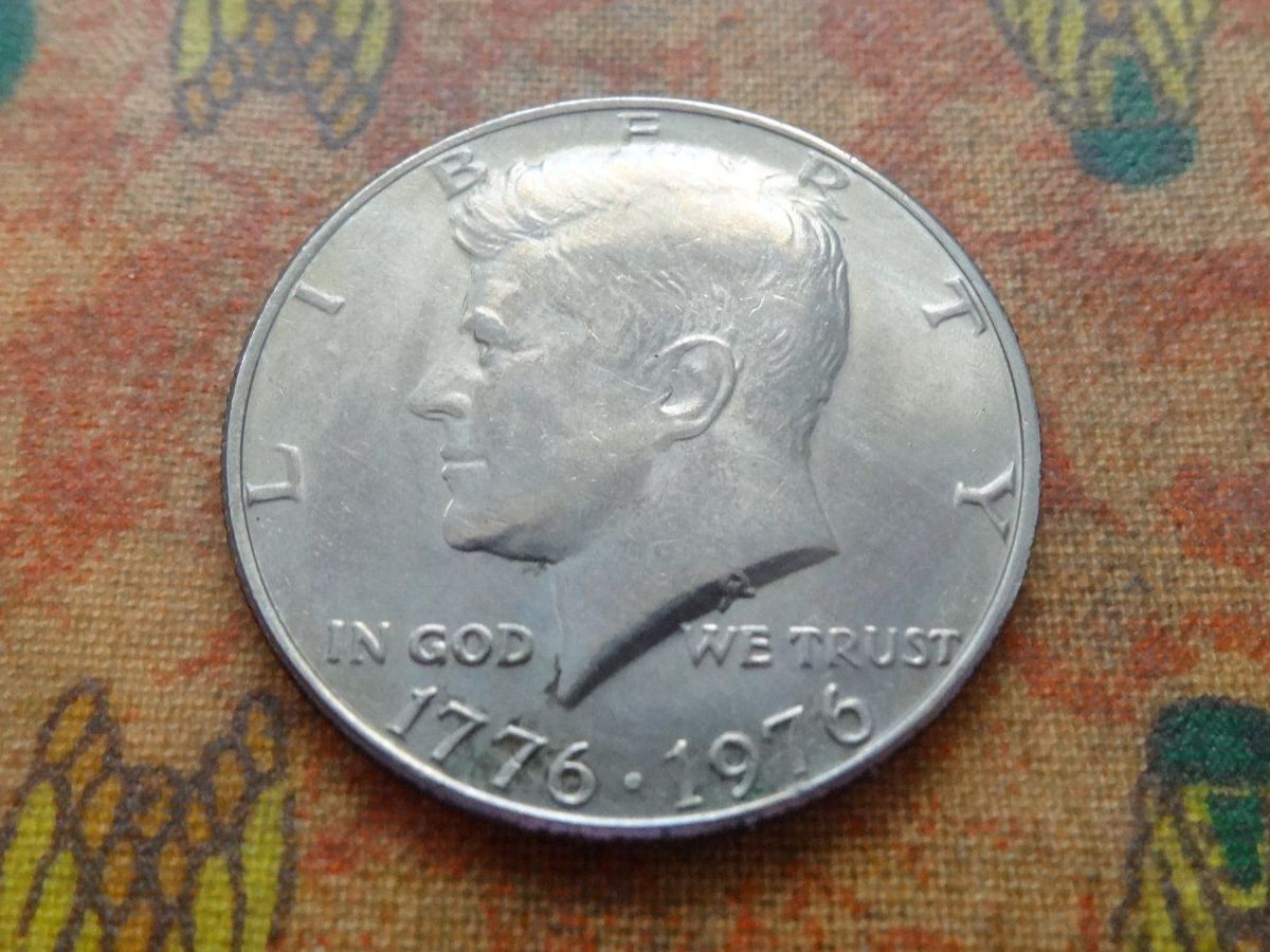 Alle Münzen: USA  Half Dollar  1776-1976 – Gebraucht aus Romanel-sur-Lausanne von Swift13