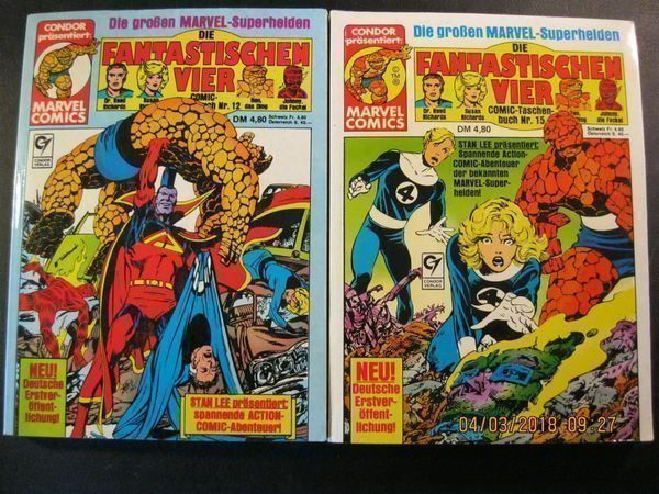 Fumetti: 3x Die Fantastischen Vier Comics Taschenbücher (1985 - 1988) – Usato da Affoltern am Albis venduto da Andrezc