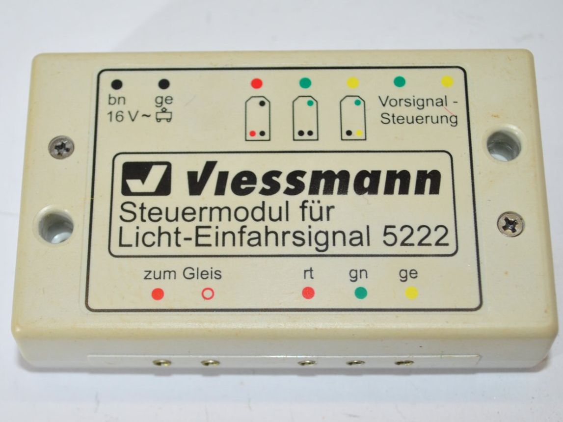 Viessmann Modellini di ferrovie: Viessmann Steuermodul 5222 (VBA129) – Usato da Aarwangen venduto da Bahnsupport