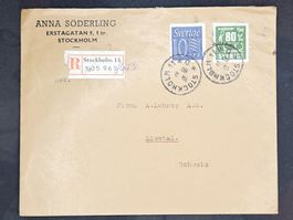 CL25 Enveloppe + Timbre Sverige / Suede 1960