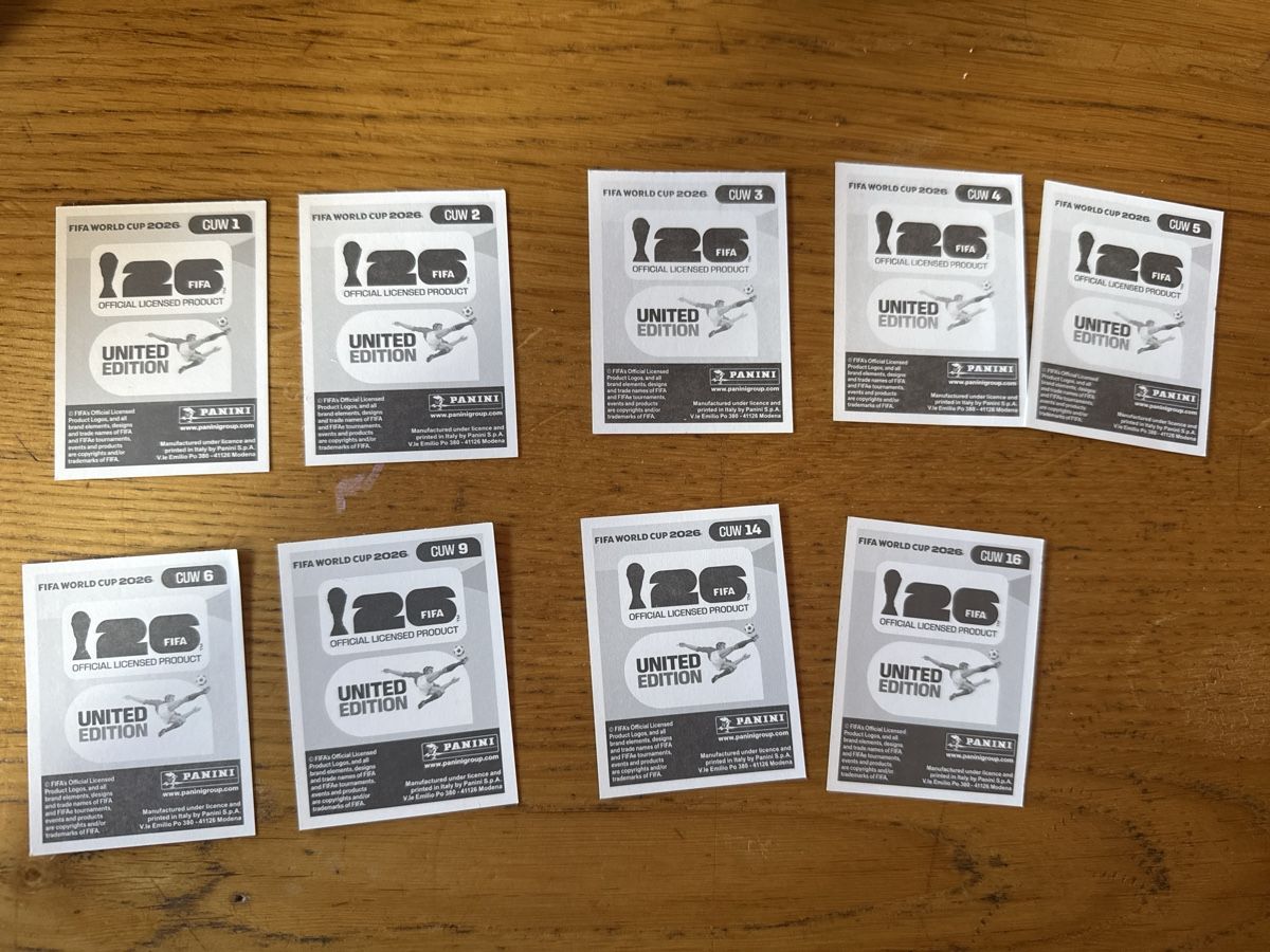 Panini Carte collezionabili: Panini 2026 11er CUW Set – Nuovo (secondo la descrizione) da Masein venduto da Buender45 1