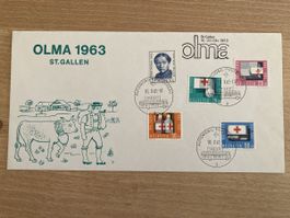 1963 Pro Patria, B113-B117, OLMA St. Gallen