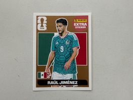 Raul Jimenez Bronze Extra Sticker  Panini CH Edition WM 2026