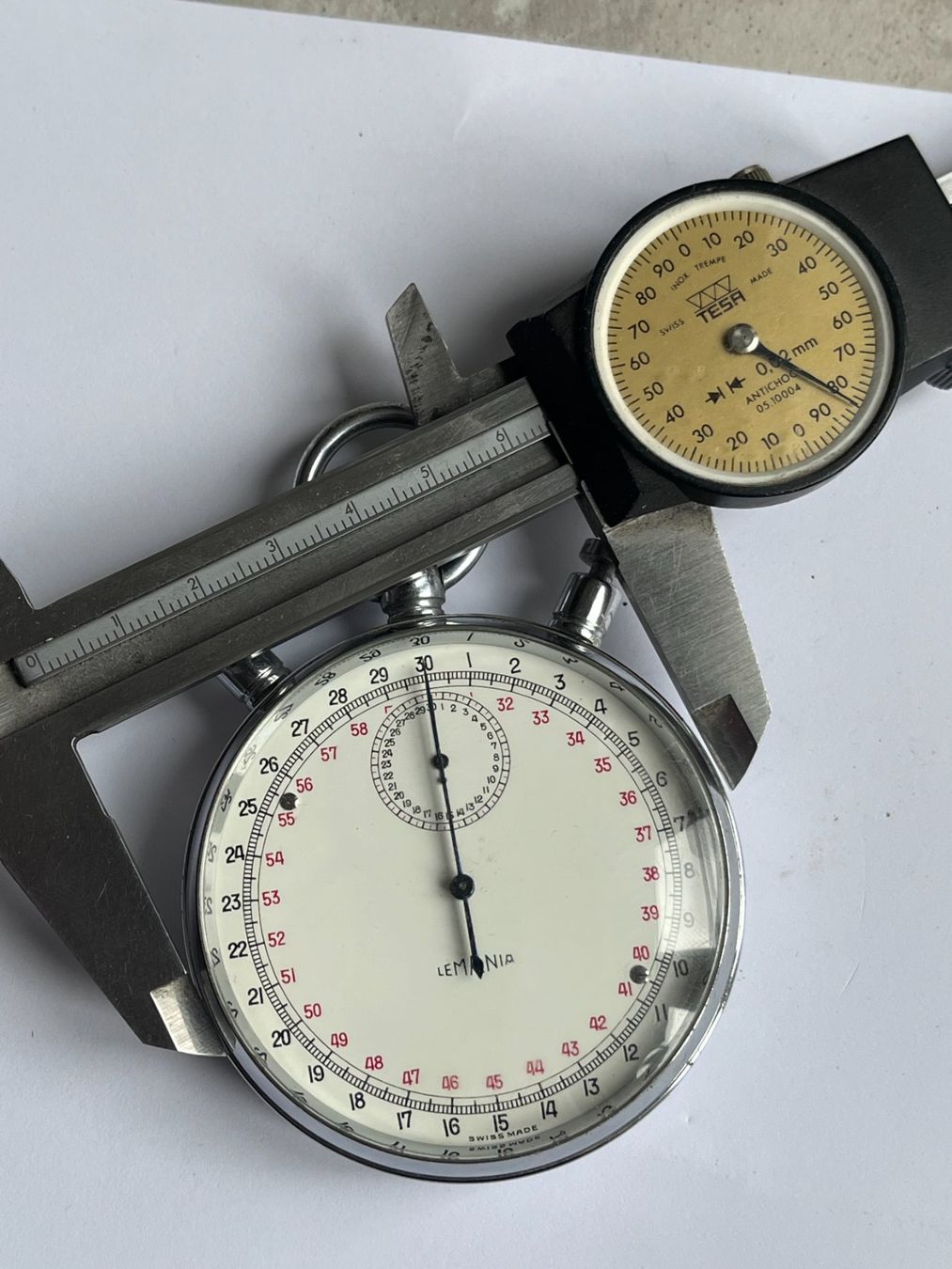 Lemania Orologi: Lemania Rattrapante Stoppuhr – Usato da Worblaufen venduto da chronyves 2