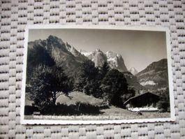 Hasliberg Reuti Landschaft Wetterhorn und Eiger ungelaufen