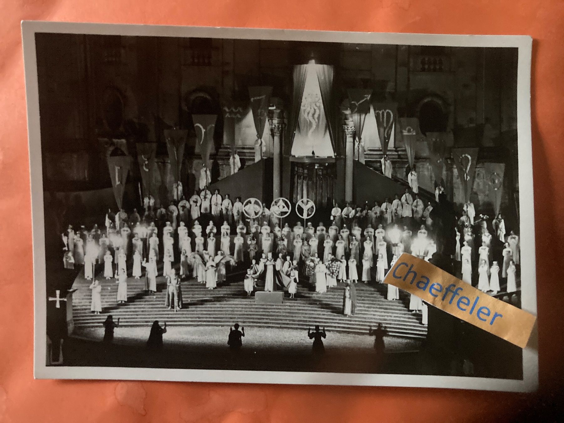 Cartoline postali: „Das Grosse Welttheater „ Einsiedeln – Usato da Zürich venduto da Chaeffeler
