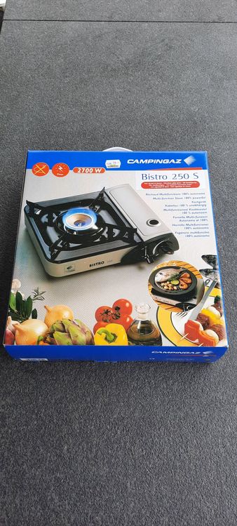 Cuisinière À Gaz À 3 Brûleurs Acier Gris Gimeg à Prix