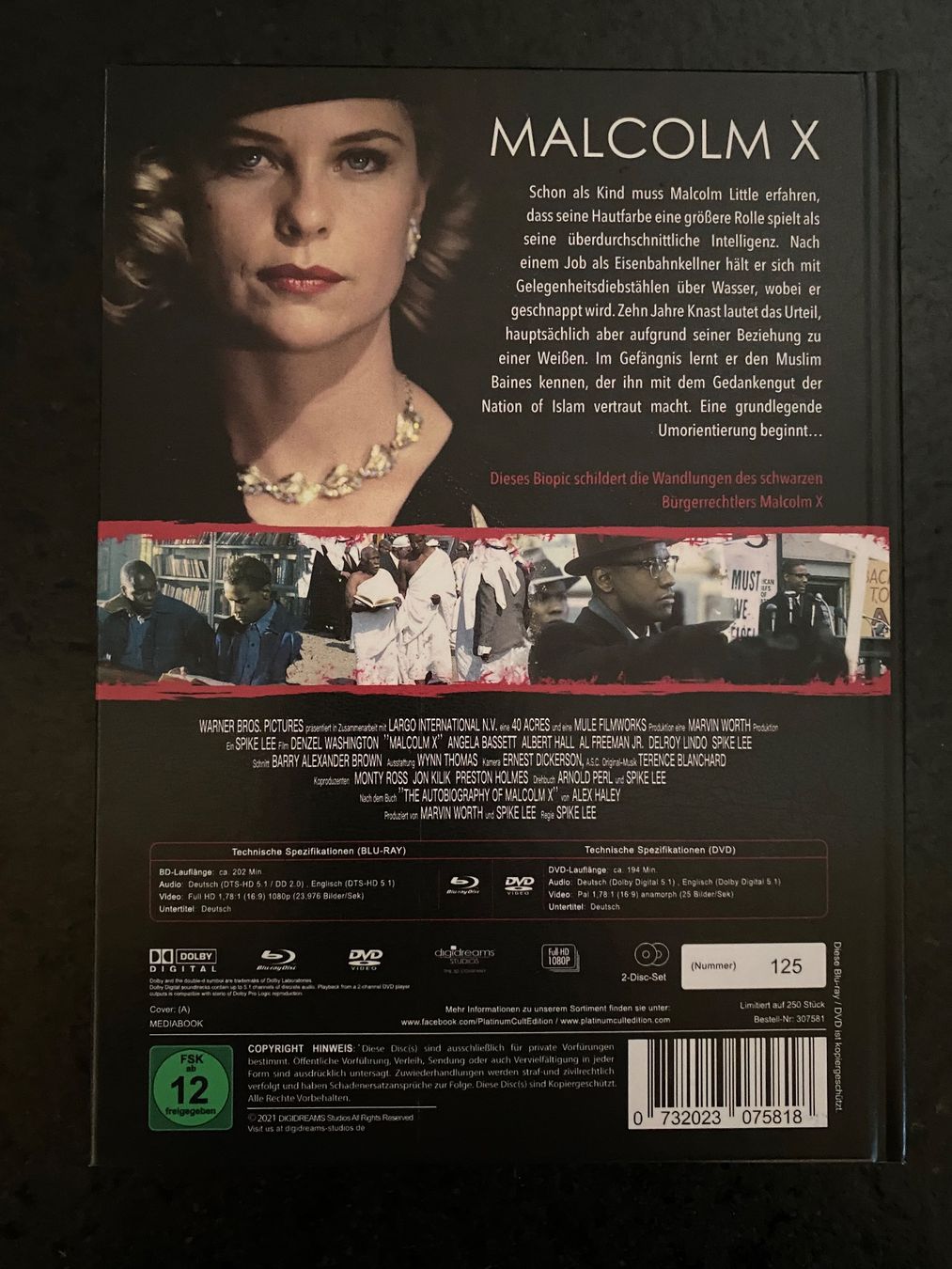 Alle DVDs: Malcolm X Mediabook Blu-ray + DVD Sehr Gut – Gebraucht aus Schmitten FR von FilmRarities 1