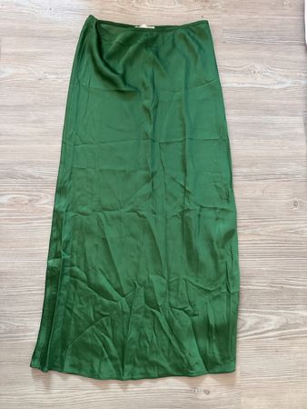Anthropologie Midi Skirt green size 36 ECOVERO Viscose