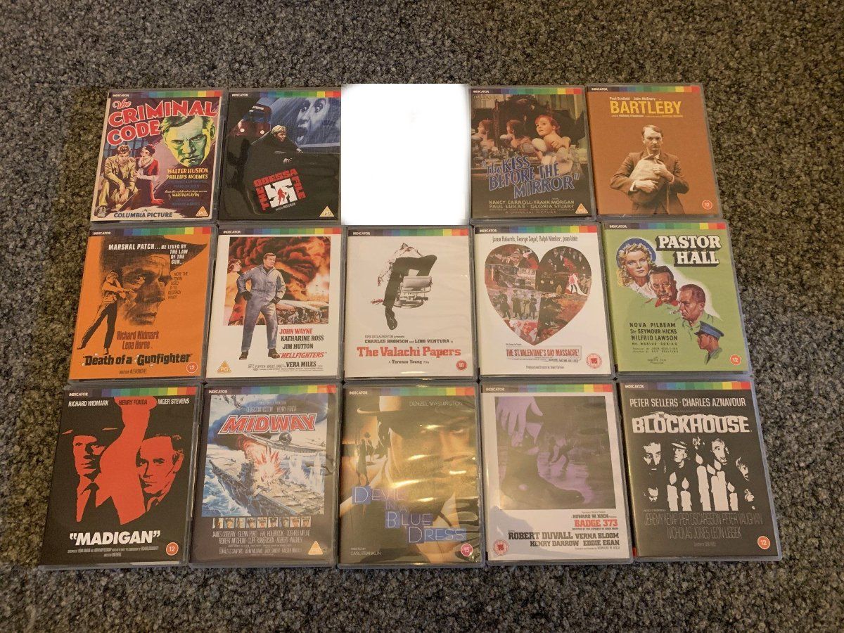 Alle DVDs: 14x Bluray Indicator Powerhouse UK – Neu (gemäss Beschreibung) aus Zofingen von Debohli