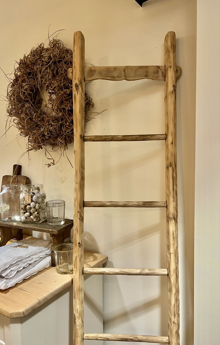 Scale: Altholzleiter Holzleiter 184cm restauriert – Usato da Sirnach venduto da dasrosahaus 4