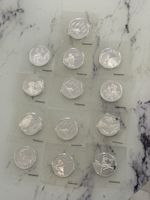 13 pièces de 20fr argent 