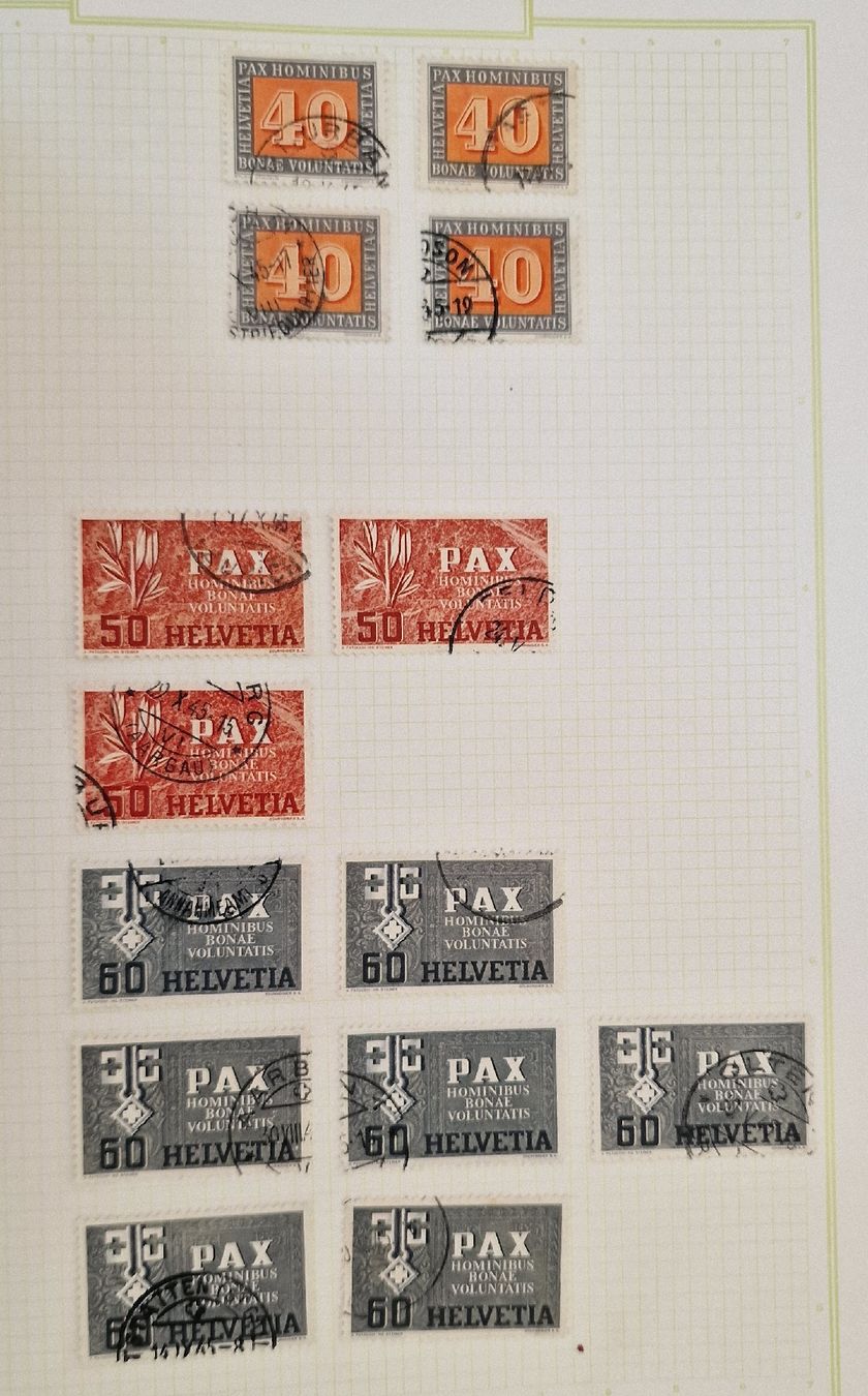 Tutti i francobolli: 🇨🇭Schweizer Briefmarken Sammlung – Usato da Stüsslingen venduto da dolphine_blue 9