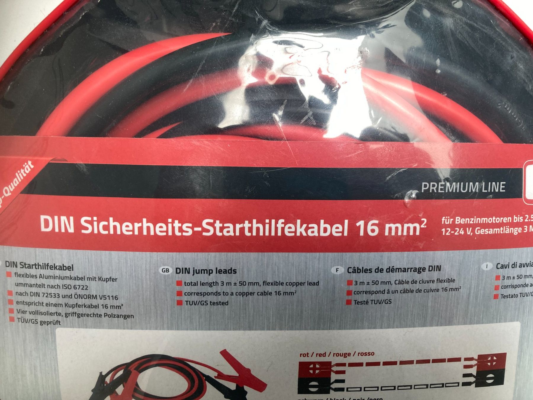 Cavi: Starthilfe Kabel Pannenhilfe – Nuovo e nell'imballaggio originale da Cham venduto da WB2223 1