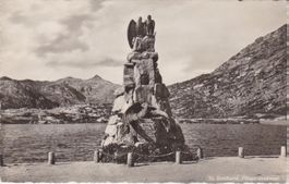 Fliegerdenkmal auf dem St. Gotthard - Ospizio. 1936