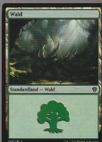 TCG Magic The Gathering MTG DMU 276 Wald (V.3) BASIC LAND