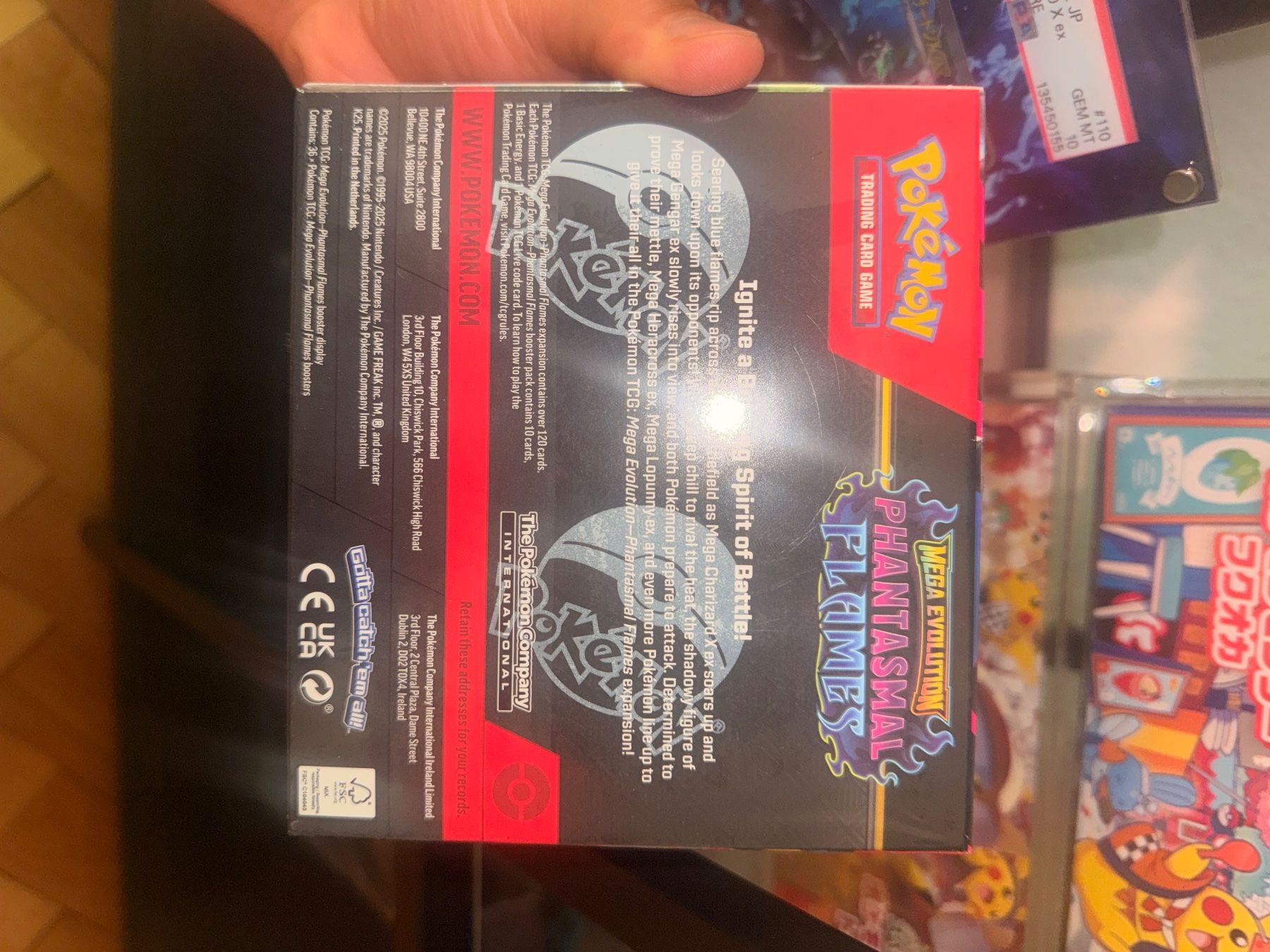 Pokémon Carte collezionabili: Display/Booster Box Phantasmal Flames + acrylic – Nuovo e nell'imballaggio originale da Carouge GE venduto da MonkeyD 1