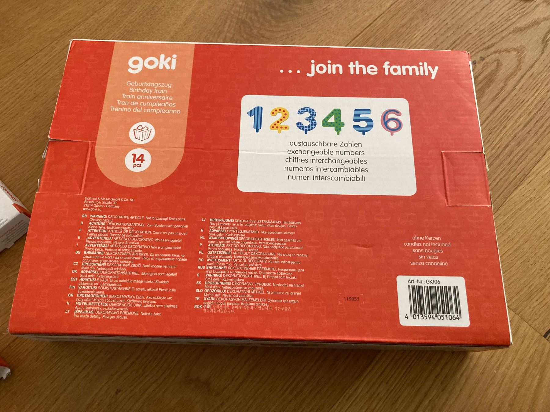 Spielzeuge: Geburtstagszug Goki – Neu (gemäss Beschreibung) aus Bülach von Stellina72 1