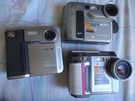 3 STUCK SONY DIGTAL MAVICA DISK  KAMERAS